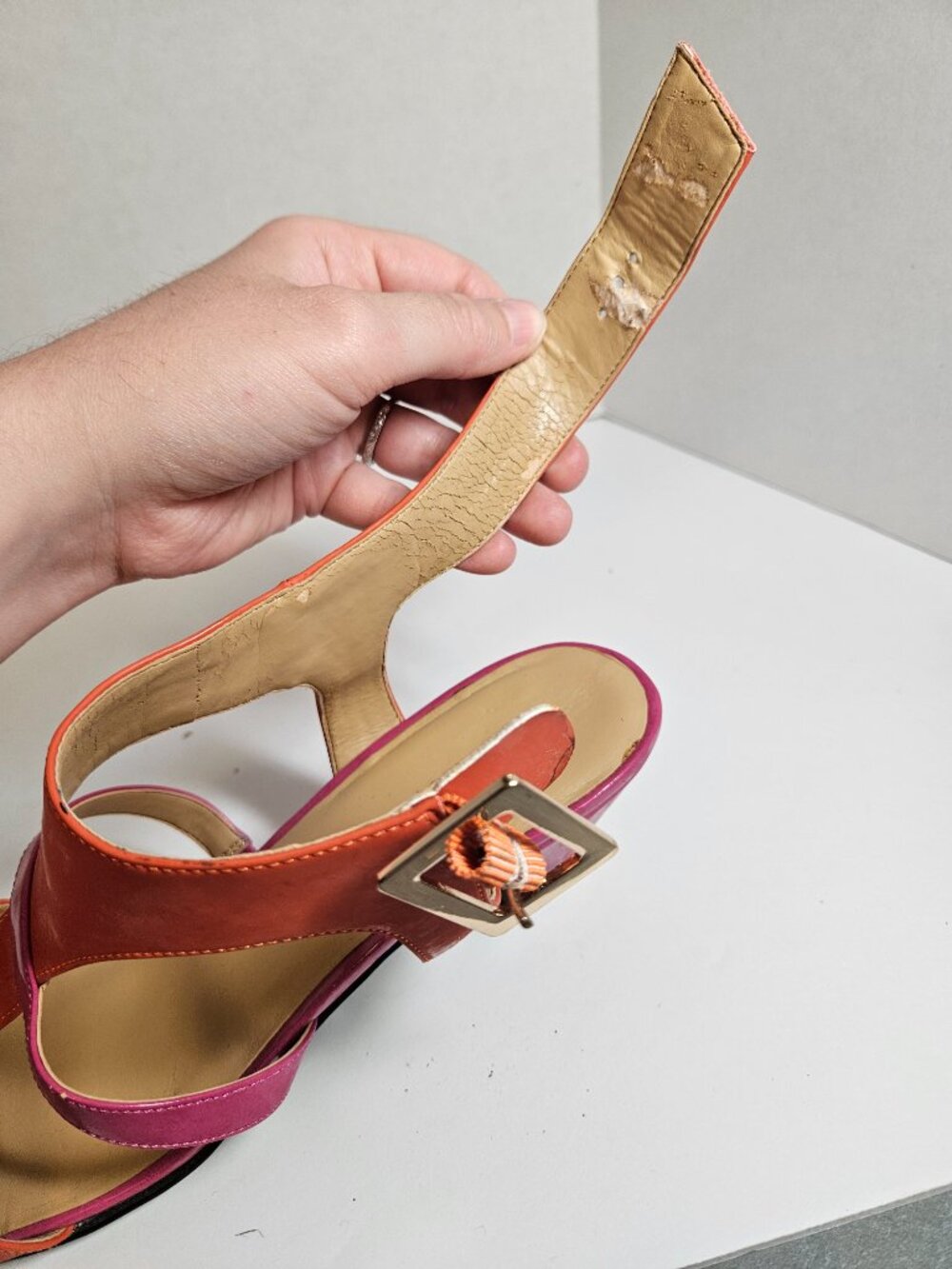 Nine West Patent Leather Sandal Heel - Picture 12 of 16